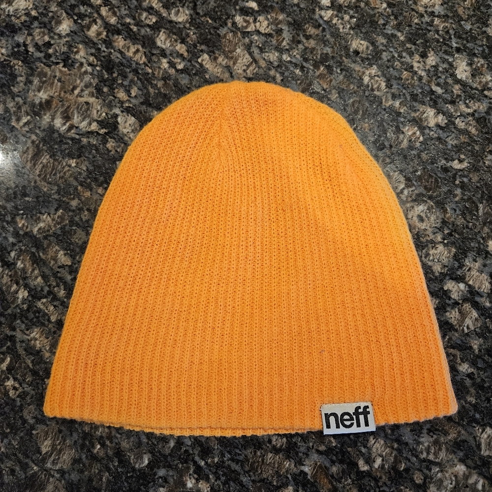 Orange Unisex Neff Winter Hat